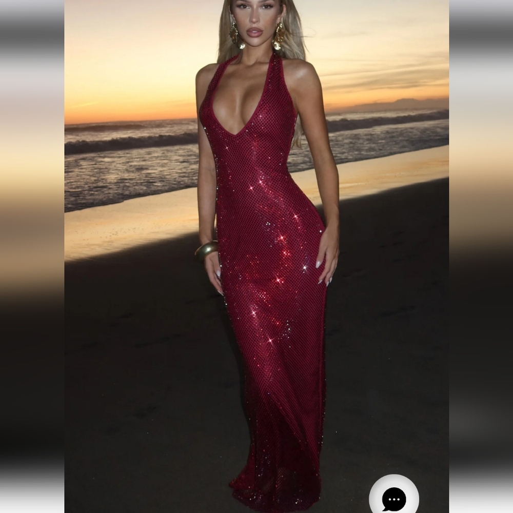 Babyboo Starla Maxi Dress - Wine